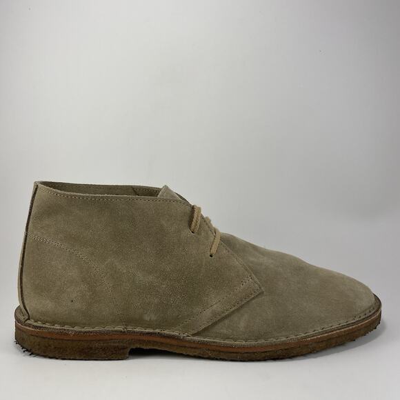 Rhodes Footwear Dylan Chukka Boots Mens Size 11 Tan Sand Suede Crepe Sole 2-Eye - Picture 1 of 11